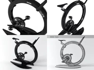 Ciclotte Stationary Bike 3D model