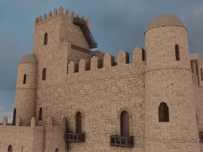 Gonder Fasiledes Fortress 3D model