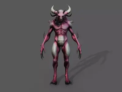 Monsters Pack 2 Low-poly 3D model