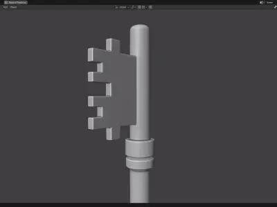 Old Key for Printing 3 3D print model