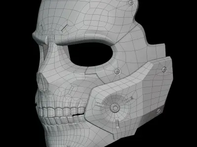 Die-Hardman Mask Printable Model 3D print model