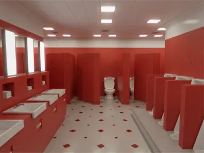 The Shining Bathroom 3D model