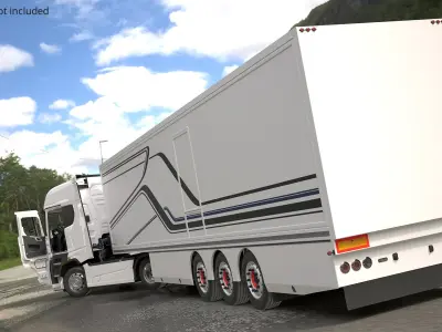  Enclosed Road Haulage Semi-Trailer 