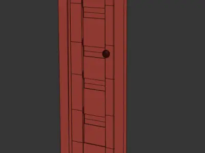 Door furniture 3D model