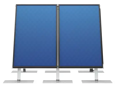 Solar panels auroTHERM classic Vaillant 3D model