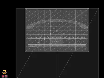 GrandMA2 MA3D stage Low-poly 3D model