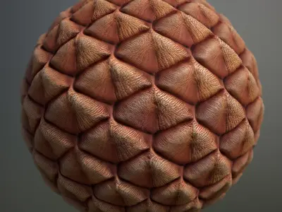 Material Skin Alien 22 Seamless PBR Texture Texture