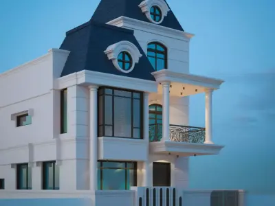 3D Classical Exterior 3D model