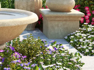 Flower bed 2 3D model