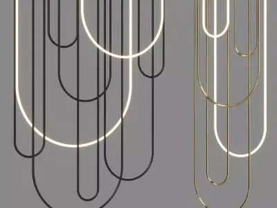 Decorative partition 030 3D model