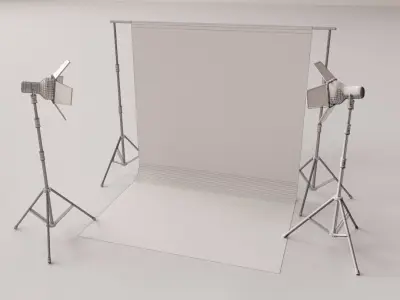 Photography Studio 3D model
