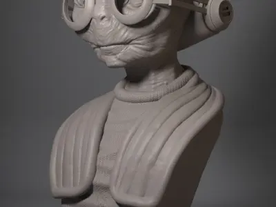 Maz kanata 3D print model