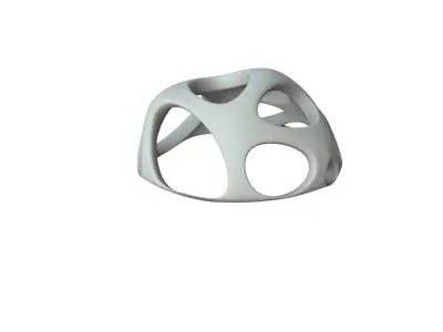 SciFi Cube Object No 54784 Low Poly Shape Low-poly 3D model