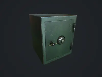 Safe v1 pbr Low-poly 3D model