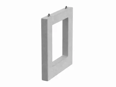 Concrete Facade 3D model