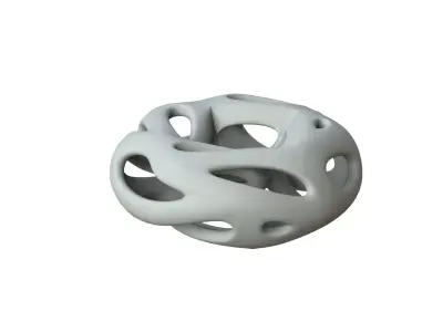 SciFi Cube Object No 65631 Low Poly Shape Low-poly 3D model