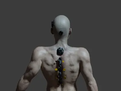Stylized Sci-Fi Male for Games and Movies - Fully Rigged 3D model
