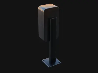 PayPhone Subway 3D Model Low-poly 3D model