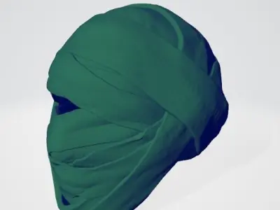 Bandage Wrap Around a head 3D print model
