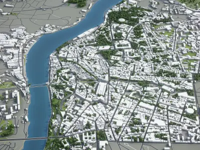 Porto Low-poly 3D model