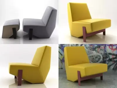 Silver Lake Chair 3D model