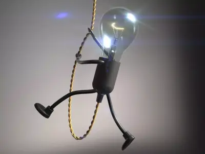 Light Bulb 3D model 11
