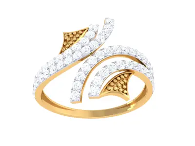 Women Ring  Render 3dm STL OBJ FBX Details 3D print model 127