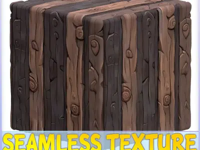  Stylized Wood Floor Seamless Texture Texture