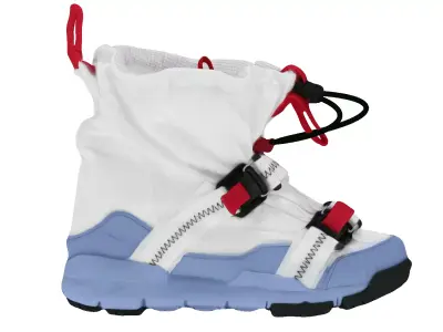 Tom Sachs x Nike Mars spacesuit shoes 3D model