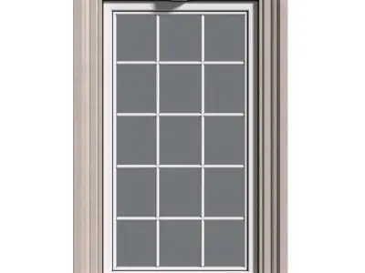 Classical facade frame Window 3D model