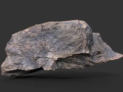 9 Simple Realistic Rocks - 250623 Low-poly 3D model