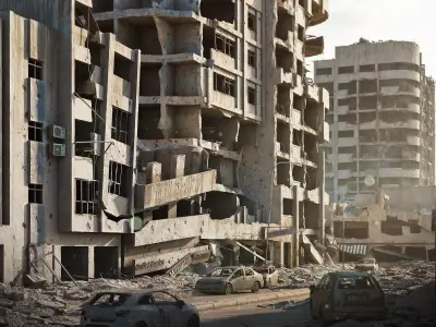 Apocalypse Battlefield Low-poly 3D model