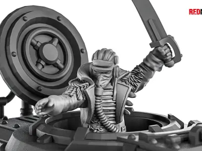 Death Squad - Tank commander of the Imperial Force 3D print model