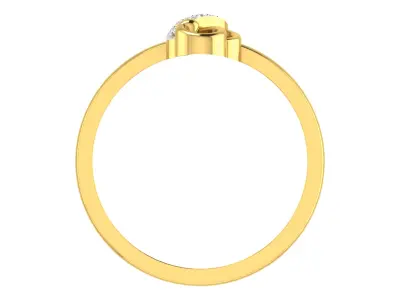 Women Ring Render 3dm STL OBJ FBX  3D print model 8