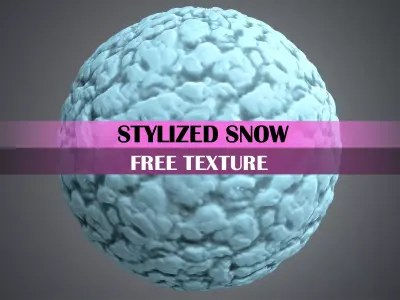 Stylized Snow Texture Texture
