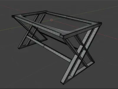 dining table office table coffe table 3D model