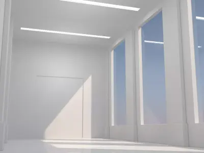 Sci Fi Interior 3D model 28