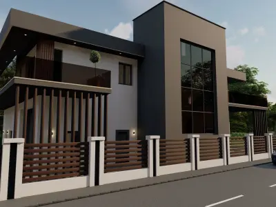 House 08 Exterior 3D model