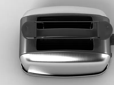Generic Chrome Toaster 3D model