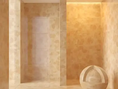 Marble wall 174 3D model
