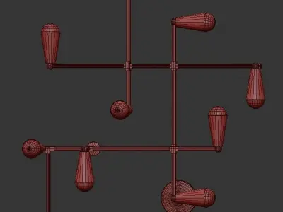 Zig-Zag WALL 3D model