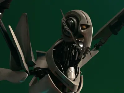 General Grivevous 3D MODEL AND RIG 3D model