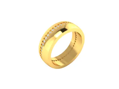 Women Ring  Render 3dm STL OBJ FBX Details 3D print model 170