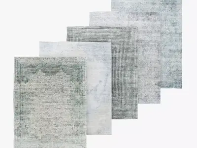 carpet light rug 3D model