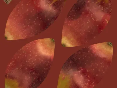 apple scene 3D model