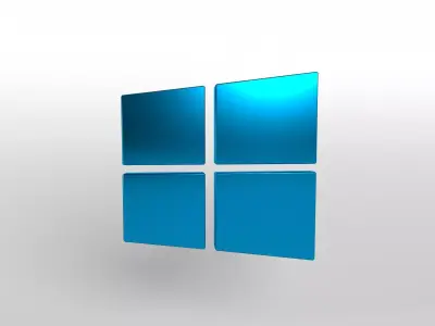 Windows 10 Logo v1 002 Free low-poly 3D model