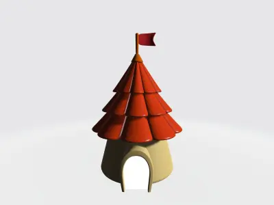 Ancient House 3D model