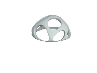 SciFi Cube Object No 49852 Low Poly Shape Low-poly 3D model