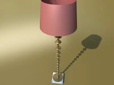 Modern Floor Lamp 08 Lunette 3D model