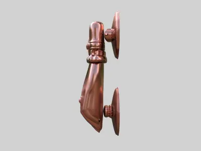 Door knocker 3d model 3D model